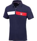 navy / fila red comb.