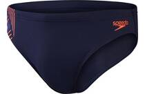 Vorschau: SPEEDO Badehose TECH PNL 7CM BRF AM NAVY/ORANGE