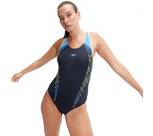 Vorschau: SPEEDO Damen Schwimmanzug PLMT PT LNBK AF NAVY/BLUE