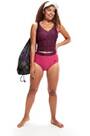 Vorschau: SPEEDO Damen Badeanzug EVIE PT 1PC AF RED/PURPLE