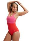 Vorschau: SPEEDO Damen Schwimmanzug SPDSCU CNTR ECLIPSE 1PC AF RED/PINK