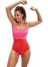 Vorschau: SPEEDO Damen Schwimmanzug SPDSCU CNTR ECLIPSE 1PC AF RED/PINK