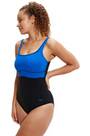 Vorschau: SPEEDO Damen Schwimmanzug SPDSCU CNTR ECLIPSE 1PC AF BLACK/BLUE
