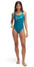 Vorschau: SPEEDO Damen Schwimmanzug LOGO DEEP UBK 1PC PT AF BLUE