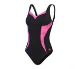 Vorschau: SPEEDO Damen Schwimmanzug SPDSCU PT LUNAELUSTRE 1PC AF BLACK/PINK