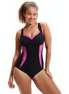 Vorschau: SPEEDO Damen Schwimmanzug SPDSCU PT LUNAELUSTRE 1PC AF BLACK/PINK