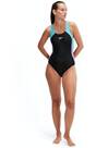 Vorschau: SPEEDO Damen Schwimmanzug COLBL SPL MBK 1PC AF BLACK/PURPLE