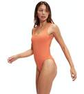 Vorschau: SPEEDO Damen Schwimmanzug TEXTD BELTED DEEP U-BK 1PC AF BROWN/ORAN