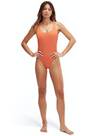 Vorschau: SPEEDO Damen Schwimmanzug TEXTD BELTED DEEP U-BK 1PC AF BROWN/ORAN