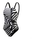 Vorschau: SPEEDO Damen Schwimmanzug SPDSCU AMRGLW PT 1PC AF BLACK/WHITE