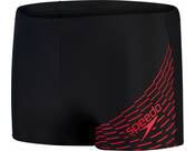 Vorschau: SPEEDO Badehose MEDLEY LOGO ASHT AM BLACK/RED