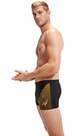 Vorschau: SPEEDO Badehose MEDLEY LOGO ASHT AM BLACK/YELLOW