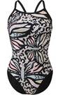 Vorschau: ARENA Damen Schwimmanzug WOMEN'S BUTTERFLIES SWIMSUIT LIGHT DROP
