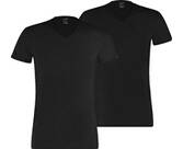 Vorschau: PUMA Basic Herren V-Ausschnitt T-Shirt 2er-Pack