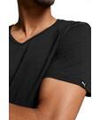 Vorschau: PUMA Basic Herren V-Ausschnitt T-Shirt 2er-Pack