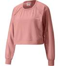 Vorschau: PUMA Damen Sweatshirt Crystalline Knit Mesh Long