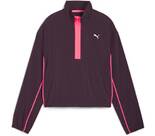 Vorschau: PUMA Damen Jacke RUN FOR HER FASHION WOVEN 1/2 ZIP
