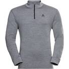 Vorschau: ODLO Herren Unterhemd BL TOP turtle neck l/s half zi