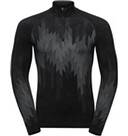 Vorschau: ODLO Herren Unterhemd BL TOP turtle neck l/s half zi