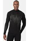 Vorschau: ODLO Herren Unterhemd BL TOP turtle neck l/s half zi