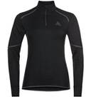 Vorschau: ODLO Damen Unterhemd BL TOP turtle neck l/s half zi