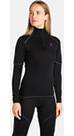 Vorschau: ODLO Damen Unterhemd BL TOP turtle neck l/s half zi