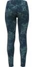 Vorschau: ODLO Damen Lauf- und Trainings-Tights mit Reflektoren und Print Zeroweight