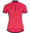 Vorschau: ODLO Damen Shirt T-shirt s/u collar s/s 1/2 zip