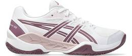 WHITE/DUSTY MAUVE