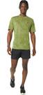 Vorschau: ASICS Herren T-Shirt METARUN PATTERN 1/2 ZIP SS TOP