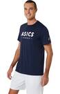 Vorschau: ASICS Herren Shirt MEN COURT TENNIS GRAPHIC TEE