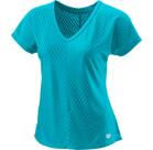 Vorschau: WILSON Damen Shirt TRAINING V-NECK II W SCUBA BLUE