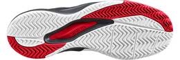 Vorschau: WILSON Herren Tennisoutdoorschuhe RUSH PRO ACE Wh/Bk/Poppy Red