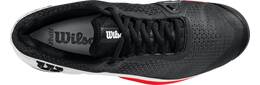 Vorschau: WILSON Herren Tennisoutdoorschuhe RUSH PRO 4.0 CLAY Bk/Wh/Poppy Red