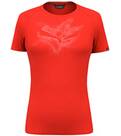 Vorschau: SALEWA Damen Shirt PURE CHALK DRY W T-SHIRT