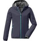 Vorschau: KILLTEC Kinder Softshell Jacke mit Kapuze, packbar KOS 164 GRLS SFTSHLL JCKT