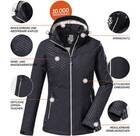 Vorschau: KILLTEC Damen Softshell Jacke mit abzippbarer Kapuze KOS 176 WMN SFTSHLL JCKT