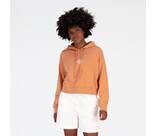 Vorschau: NEW BALANCE Damen Kapuzensweat NB Essentials Graphic Crop Fleece Hoodie