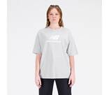 Vorschau: NEW BALANCE Damen Kapuzensweat Essentials Stacked Logo Cotton Oversized T-Shirt