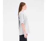 Vorschau: NEW BALANCE Damen Kapuzensweat Essentials Stacked Logo Cotton Oversized T-Shirt