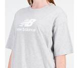 Vorschau: NEW BALANCE Damen Kapuzensweat Essentials Stacked Logo Cotton Oversized T-Shirt
