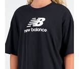 Vorschau: NEW BALANCE Damen Kapuzensweat Essentials Stacked Logo Cotton Oversized T-Shirt