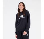 Vorschau: NEW BALANCE Damen Kapuzensweat Essentials Stacked Logo French Terry Crewneck