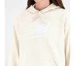 Vorschau: NEW BALANCE Damen Kapuzensweat Essentials Stacked Logo Hoodie