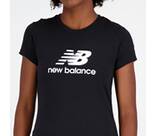 Vorschau: NEW BALANCE Damen Kapuzensweat NB Essentials Stacked Logo T-Shirt