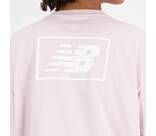 Vorschau: NEW BALANCE Damen Shirt Essentials Graphic Cotton Jersey Oversized T-Shirt