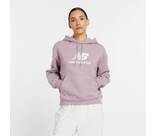 Vorschau: NEW BALANCE Damen Kapuzensweat Sport Essentials Fleece Logo Hoodie