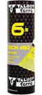 Vorschau: Talbot-Torro Badmintonball Tech 450, Premium Nylonfederball, 6er Dose