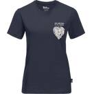 Vorschau: JACK WOLFSKIN Damen Shirt DISCOVER HEART T W