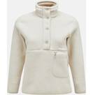 Vorschau: PEAK PERFORMANCE Damen Sweatshirt W Fleece Snap T-Neck-SAND FOG